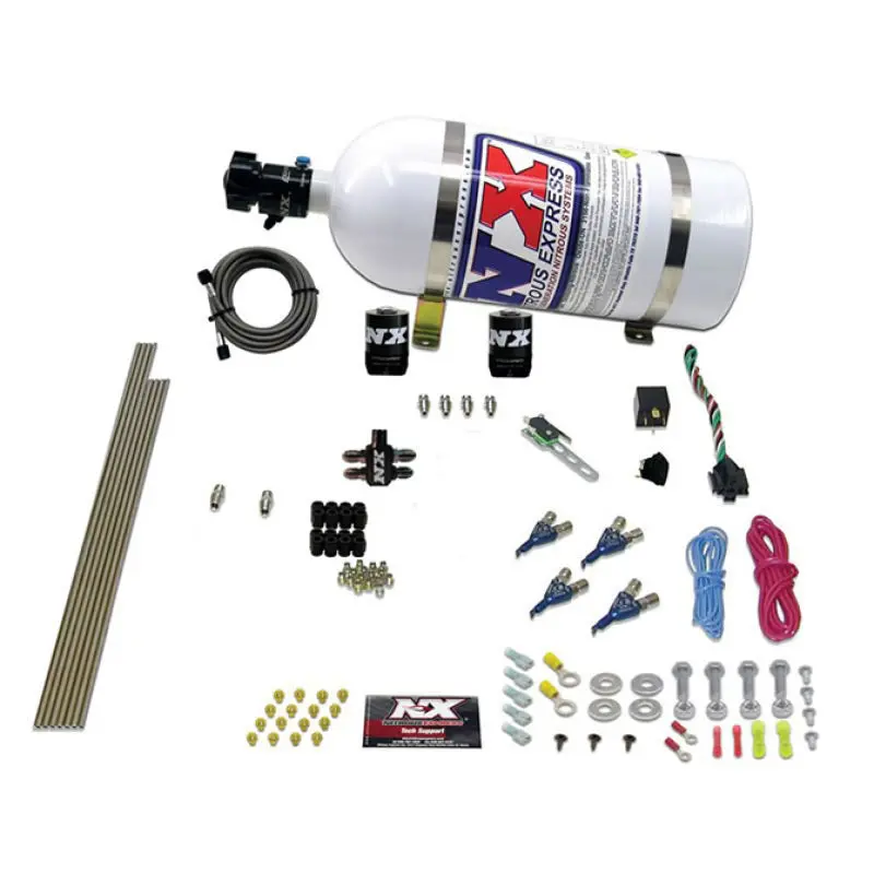 Nitrous Express Efi Nitrous Kit – 4-Cylinder Gasoline, 50–250 Hp With 10Lb Bottle 1