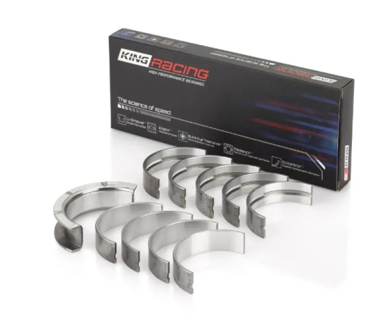 King Performance Main Bearing Set – Oversized .026" Clearance, Precision Ground For High-Output Builds 1