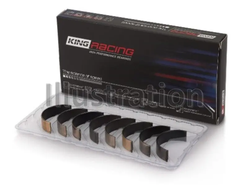 King Pmaxblack Coated Rod Bearing Set For Subaru Fb20 – +0.003" Housing Bore, Optimized For High-Output Builds 1