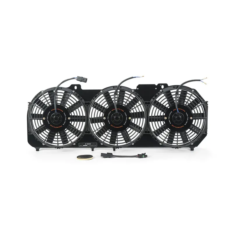 Mishimoto Aluminum Fan Shroud With Integrated Controller For 1989–2001 Jeep Cherokee Xj 4.0L – Black Finish 1